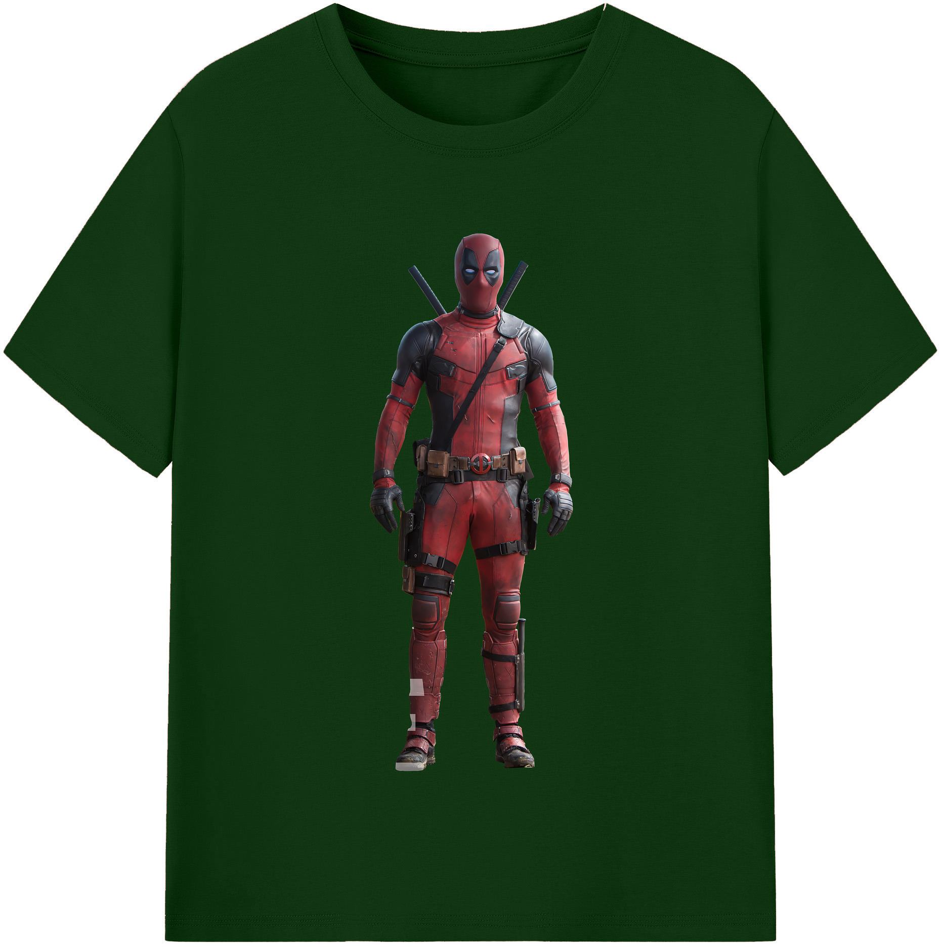 （画像用） Deadpool デッドプール 綿100％半袖Tシャツ（フロントプリント）
